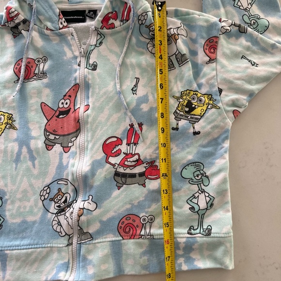 Nickelodeon SpongeBob SquarePants Kids Hoodie - Blue and Red - Picture 5 of 8